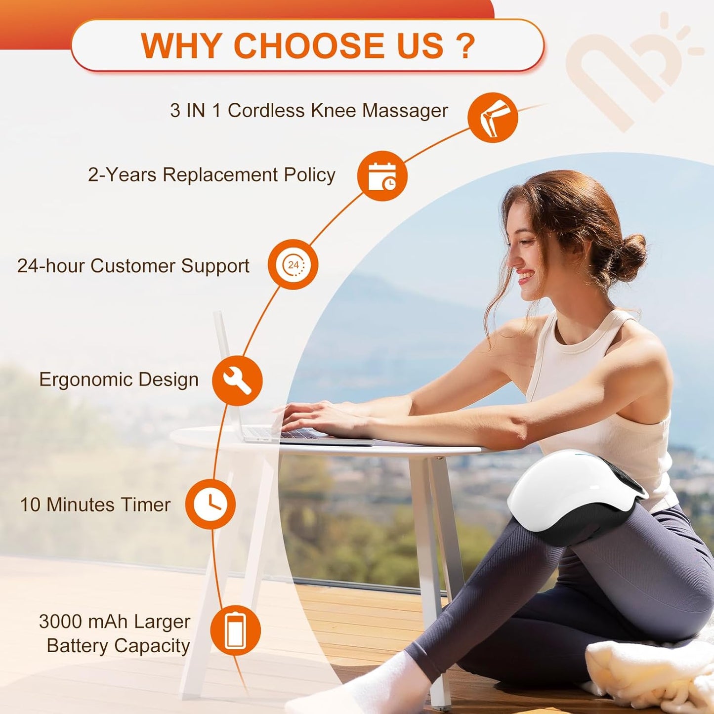 Rechargable Knee Massager