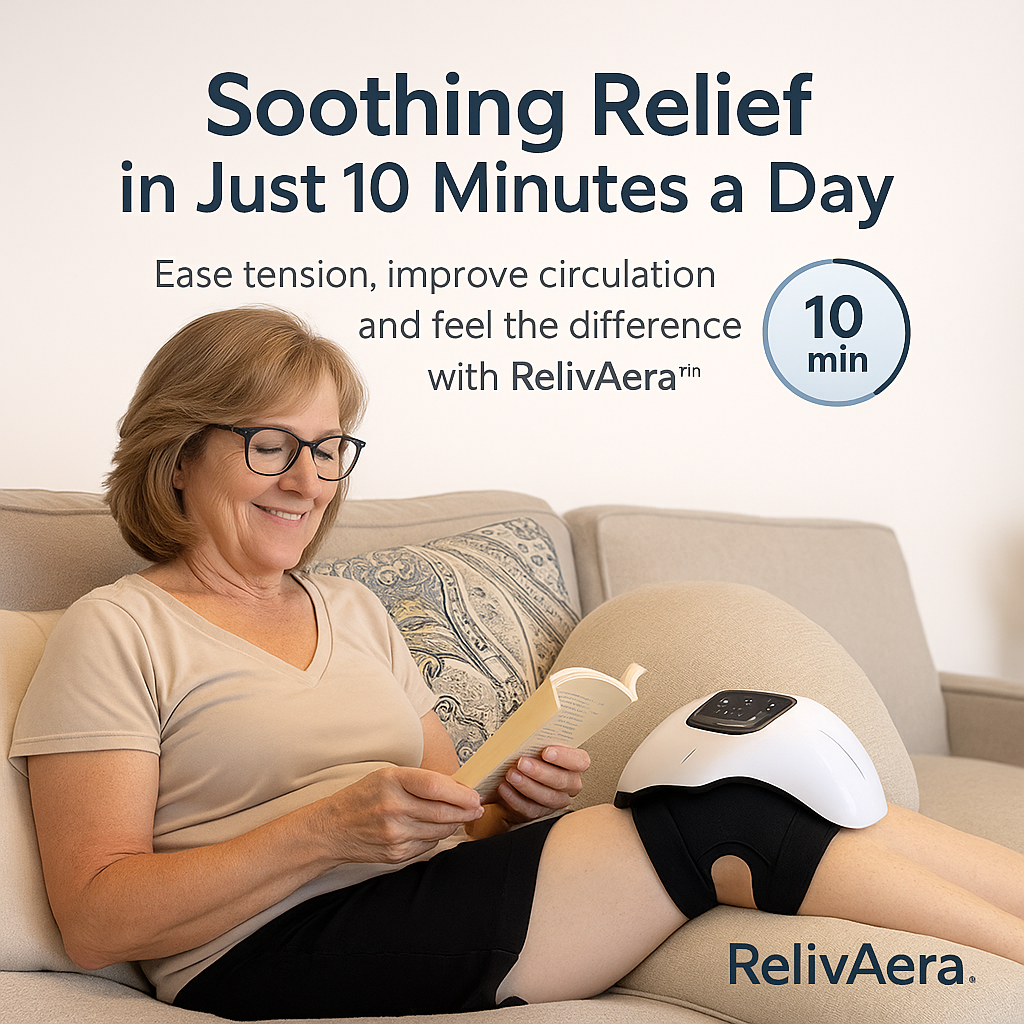 RelivAera™ Knee Massager Pain Relief